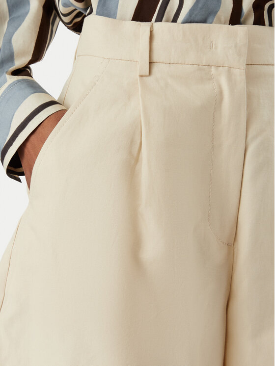 Weekend Max Mara Weekend Max Mara Βερμούδα Ecuba 2515141032 Εκρού Regular Fit