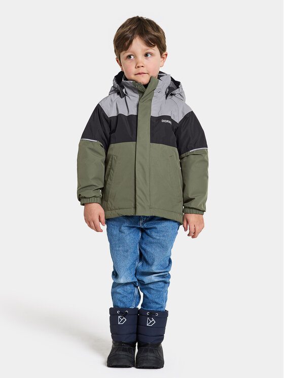 Didriksons Didriksons Zimska jakna Lux Kids Jacket 2 504901 Zelena