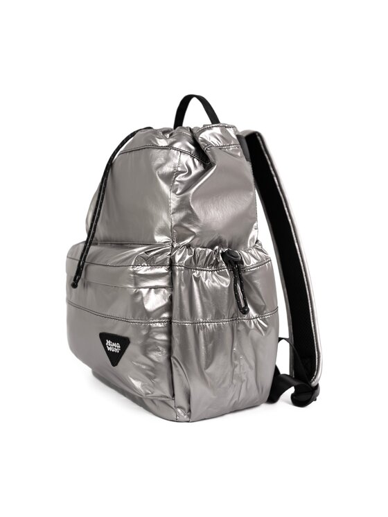 Himawari Himawari Plecak No. 61 Silver mini Srebrny