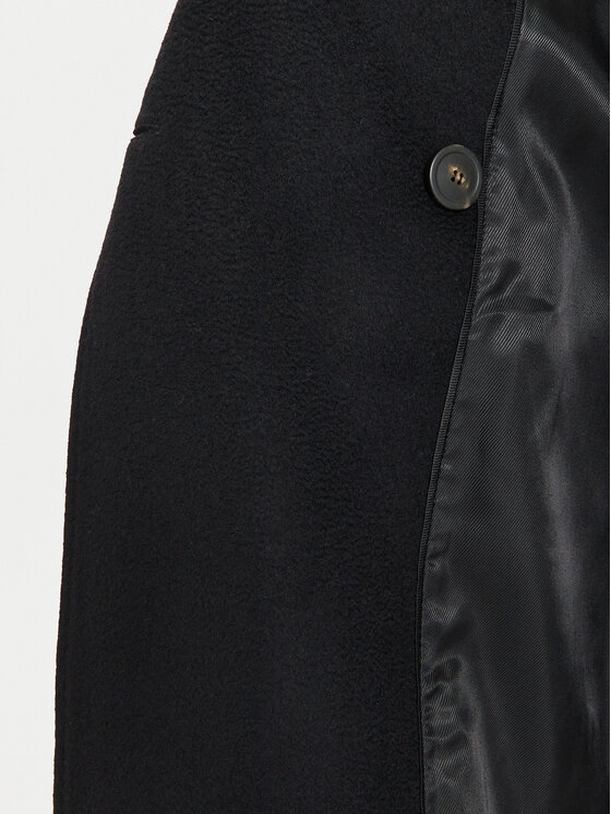 Weekend Max Mara Weekend Max Mara Vuneni kaput Resina 2425016092 Crna Regular Fit