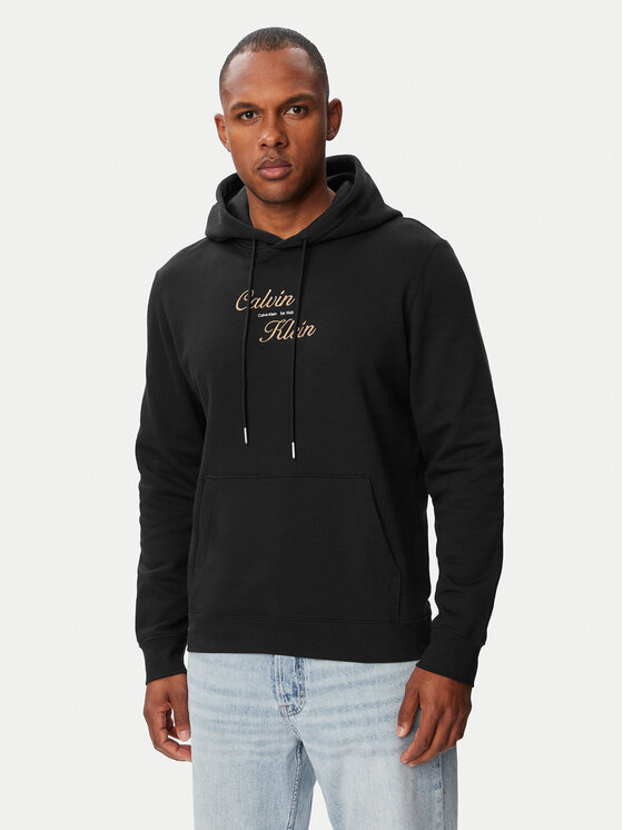 Calvin Klein Jeans Calvin Klein Jeans Majica dugih rukava LV04RG271G Crna Classic Fit