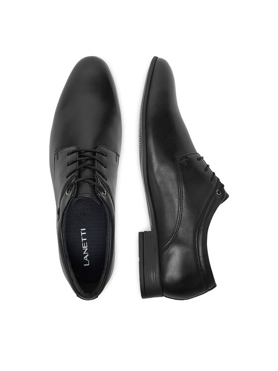 Lanetti Lanetti Halbschuhe CEO-KRONE-01S MI08 Schwarz