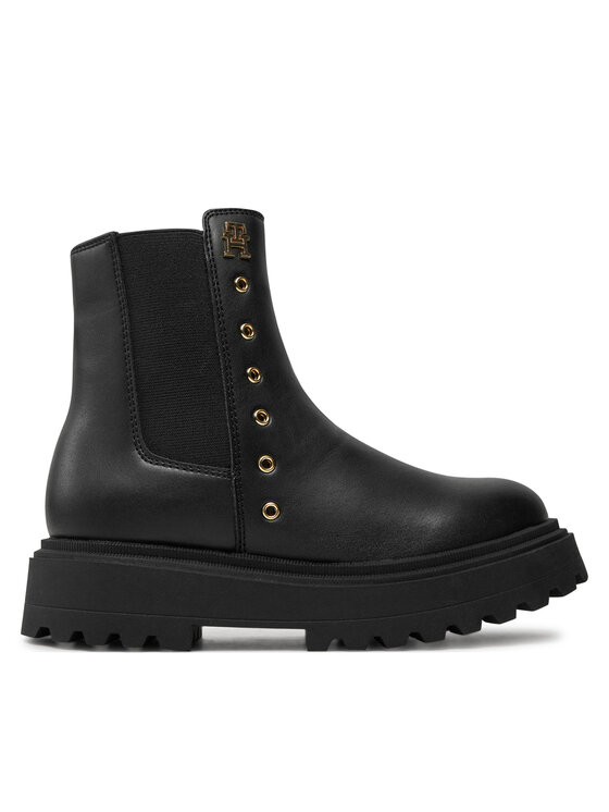 Tommy Hilfiger Tommy Hilfiger Μποτάκια Chelsea T3A5-33578-1351 S Μαύρο