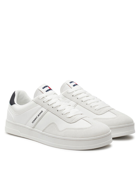 Tommy Jeans Tommy Jeans Tenisice Tjm Leather Retro Cupsole EM0EM01414 Écru