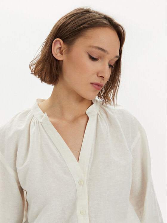 Wrangler Wrangler Koszula Poet 112352274 Biały Relaxed Fit