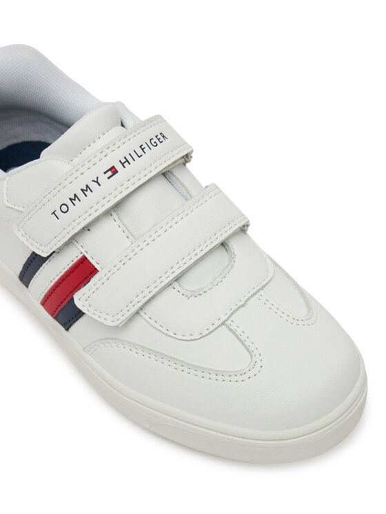 Tommy Hilfiger Tommy Hilfiger Sneakers Stripes Low Cut Velcro Sneaker T1X9-33839-1355 S Weiß