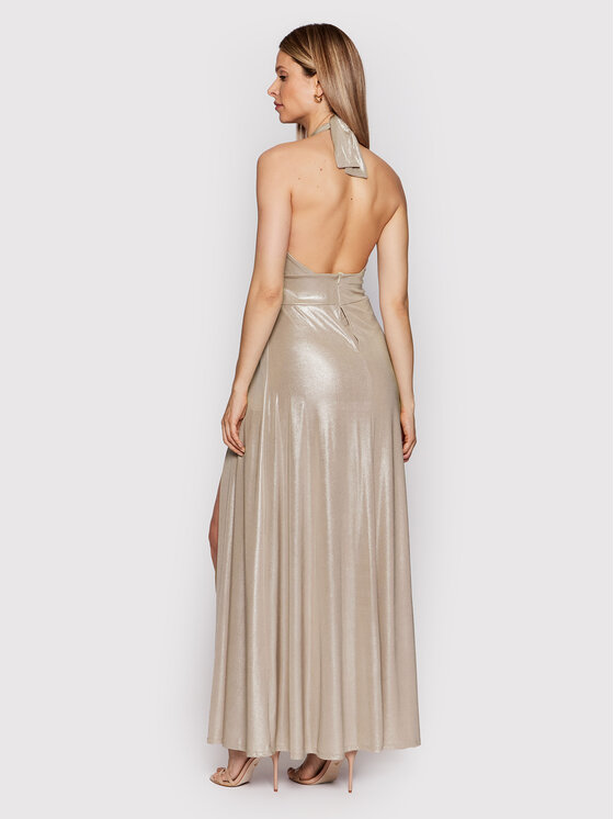 Rinascimento Rinascimento Abendkleid CFC0109111003 Beige Regular Fit