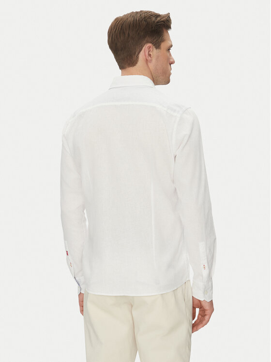 JOOP! Jeans JOOP! Jeans Marškiniai 15 JJSH-92Hanson2K-W 30045977 Balta Regular Fit