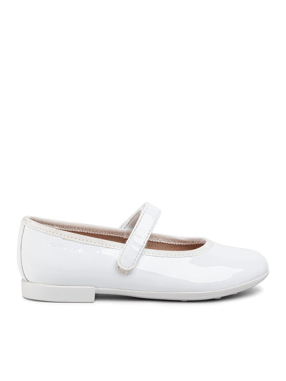 Kinder Ballerinas Geox, Schuhgröße 27 Weiß J Plie' A J0255A 000HH C1000 M