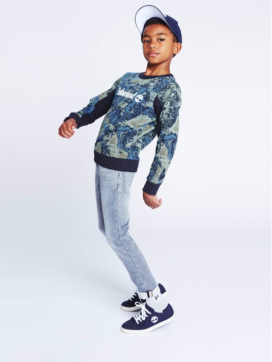 Timberland Timberland Μπλούζα T25U09 D Πράσινο Regular Fit