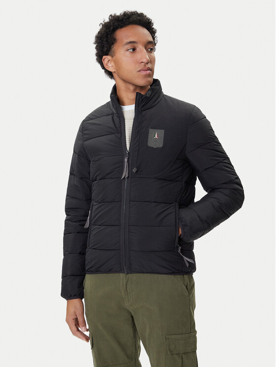 Aeronautica Militare Aeronautica Militare Μπουφάν μεταβατικό 252AB3022UCT04214 Μαύρο Regular Fit