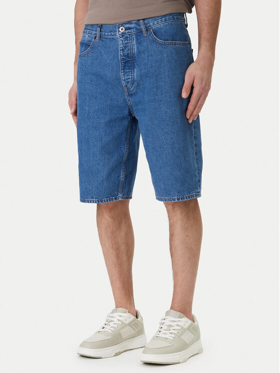 HUGO Szorty jeansowe Skate 50555993 Niebieski Straight Fit