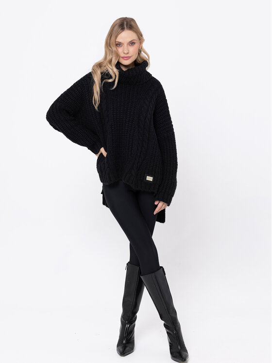 LIDIA KALITA LIDIA KALITA Golf Elysee Czarny Oversize