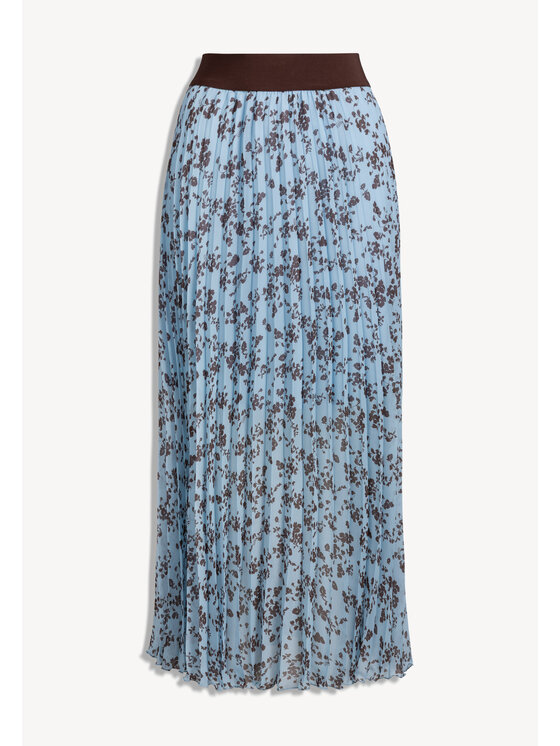 BIZUU BIZUU Maxi sukně FLORAL SKIRT MINA Modrá Standard Fit