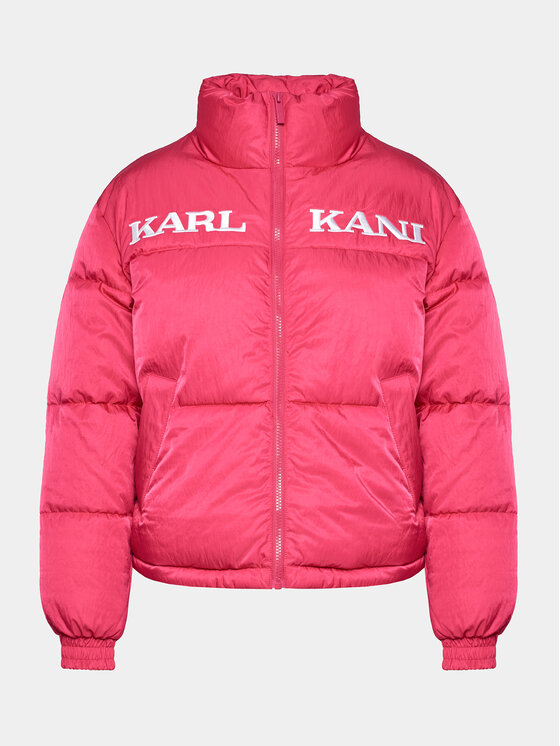 Karl Kani Zimné bundy Retro 6176635 Ružová Relaxed Fit