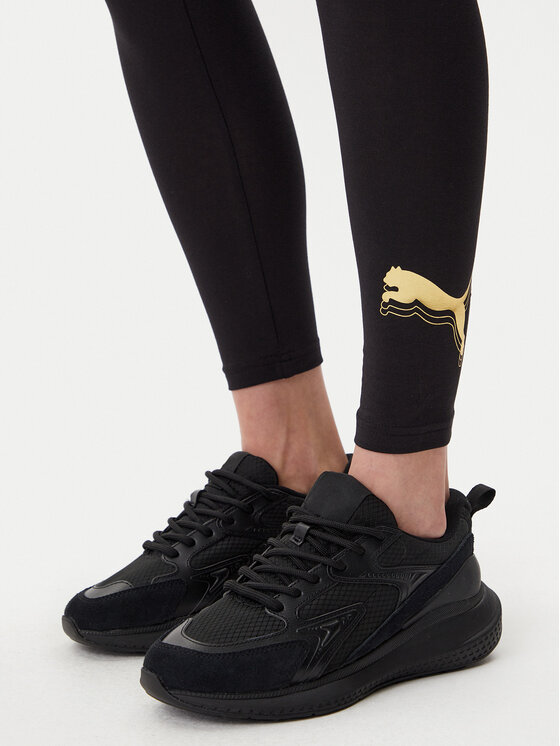 Puma Puma Leggings Essentials Metallic 685000 Fekete Slim Fit