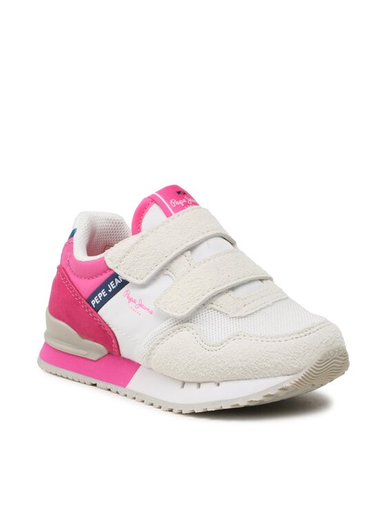 Pepe Jeans Pepe Jeans Laisvalaikio batai London Basic Gk PGS30565 Balta