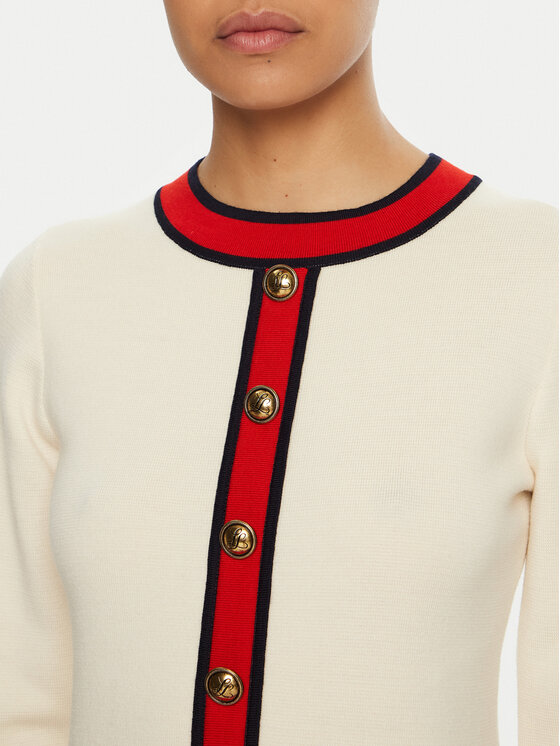 Luisa Spagnoli Luisa Spagnoli Vestito di maglia Mauri 100025 Beige Regular Fit