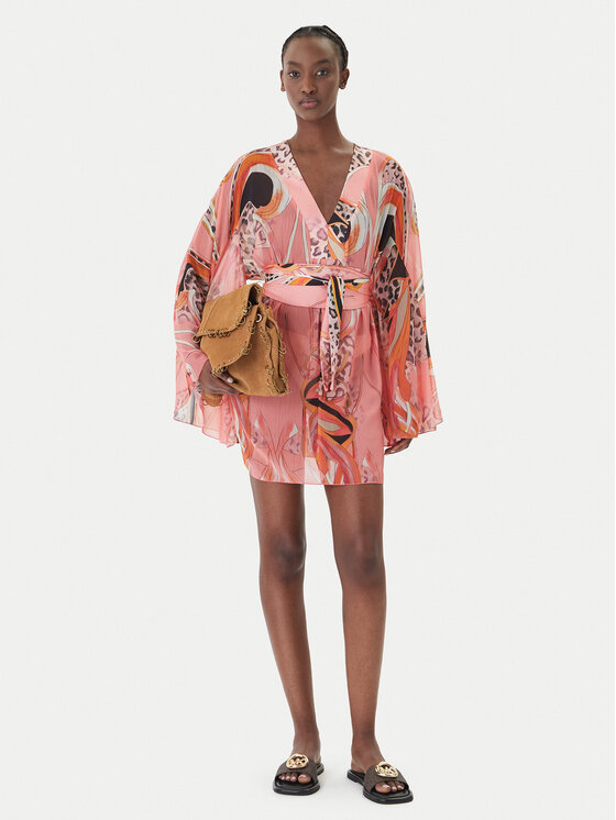 Fracomina Fracomina Vestito da spiaggia FV26SD1001W412J8 Multicolore Regular Fit