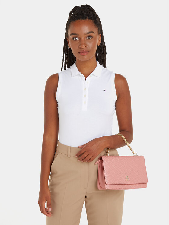 Tommy Hilfiger Handtasche Th Refined Med Crossover Mono AW0AW16108  