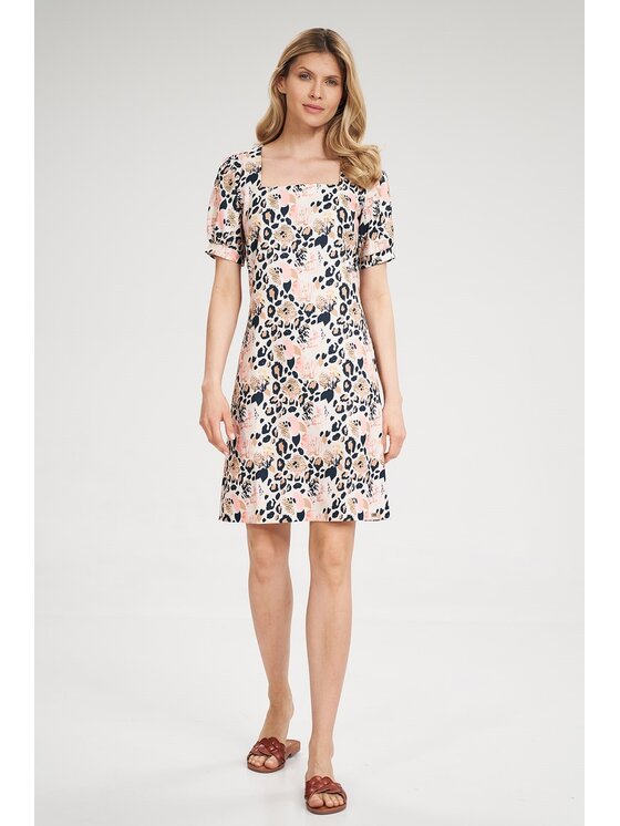 FIGL FIGL Φόρεμα M704 Έγχρωμο Regular Fit