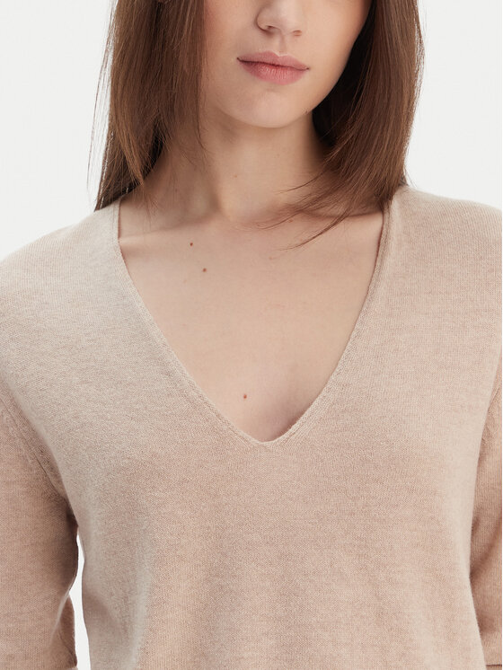 United Colors Of Benetton United Colors Of Benetton Kampsun 1002D401Y Beež Regular Fit