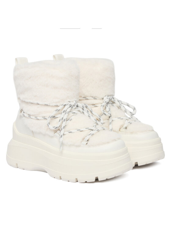 Buffalo Buffalo Śniegowce Olympia Fur Boot 18483 Biały
