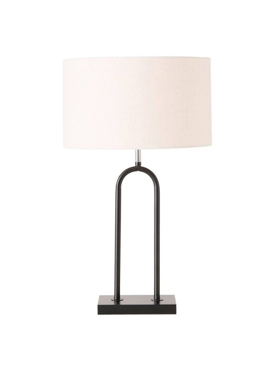 MIAhome MIAhome Lampa stołowa 65x38 cm NIEVES Czarny
