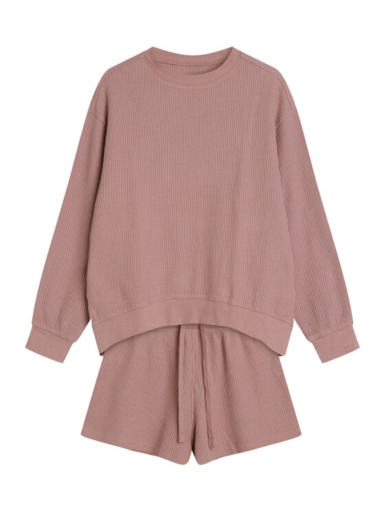 Esotiq Esotiq Sportovní set 42413 Růžová Loose Fit
