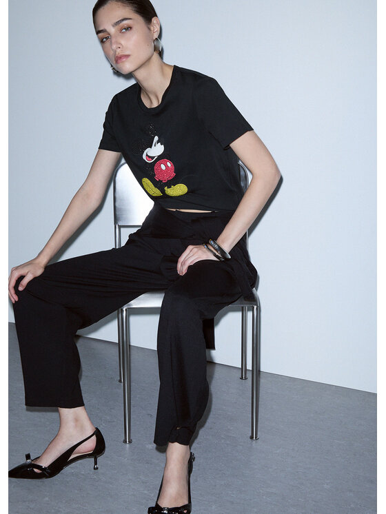 Liu Jo Liu Jo Pantaloni di tessuto WF6086J918922222 Nero Regular Fit