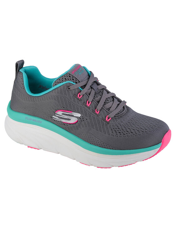 Skechers Skechers Sneakersy Skechers D'Lux Walker - Fresh Finesse Szary