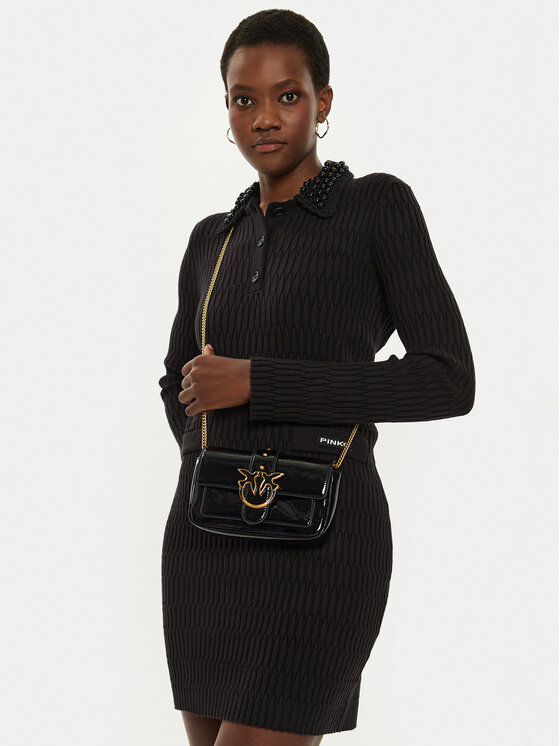 PINKO Pinko Handtasche Lowe One Pocket 100061 A1UV Schwarz