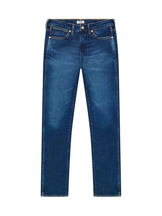 Wrangler Wrangler Jeansy 112372998 Granatowy Slim Fit