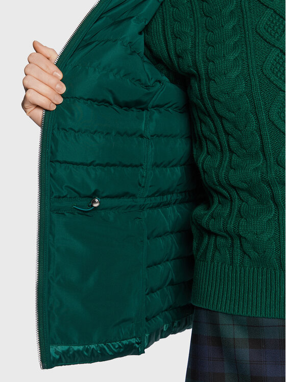 Tommy Hilfiger Tommy Hilfiger Μπουφάν πουπουλένιο Feminne WW0WW37264 Πράσινο Regular Fit