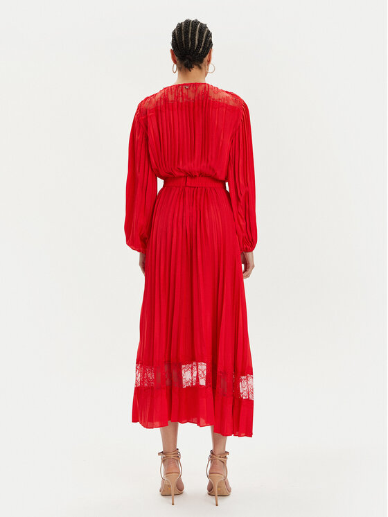 LOLA CASADEMUNT LOLA CASADEMUNT Коктейльна сукня MS2416006 Червоний Regular Fit