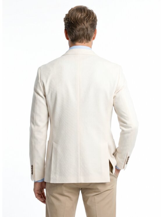 Pako Lorente Pako Lorente Marynarka P26WF-3X-001 Beżowy Slim Fit