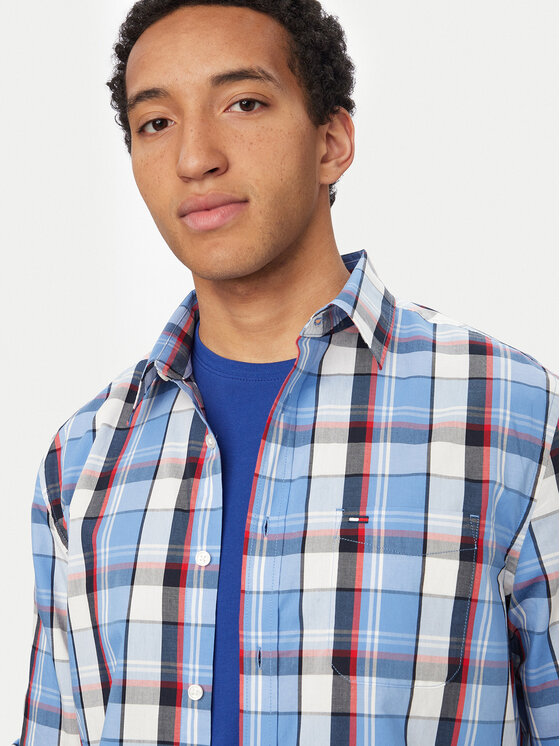 Tommy Jeans Tommy Jeans Särk DM0DM22791 Sinine Regular Fit