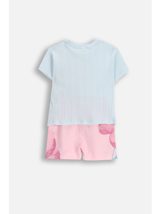 Coccodrillo Coccodrillo Komplet t-shirt i spodenki WC5117302XGK-022 Kolorowy Regular Fit
