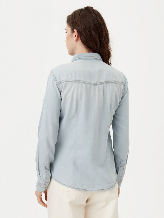 ONLY ONLY džínsová košeľa Alexa 15315185 Modrá Regular Fit