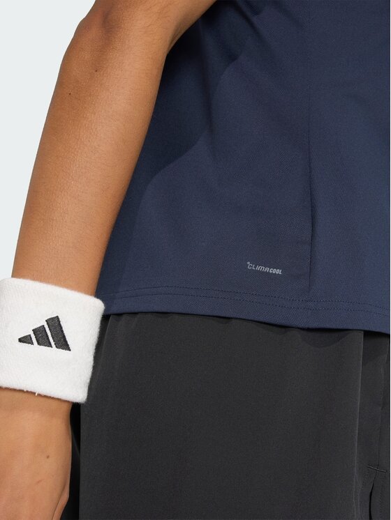 adidas adidas Koszulka techniczna 161496 Niebieski jasny Slim Fit