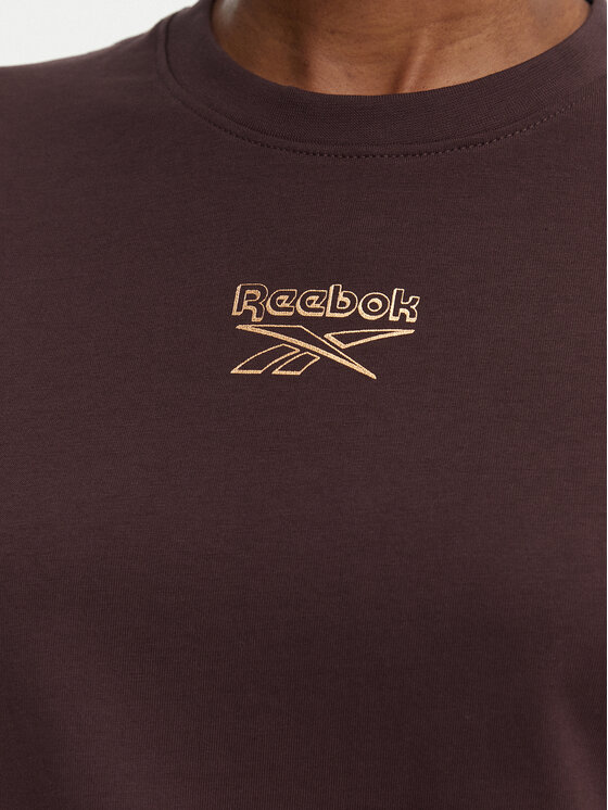 Reebok Reebok T-shirt Nikolina RK25708CCW Marrone scuro Regular Fit