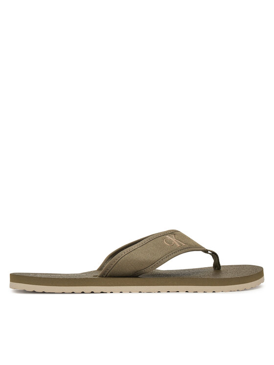 Calvin Klein Jeans Calvin Klein Jeans В'єтнамки Thong+ Cv YM0YM01235 Хакі