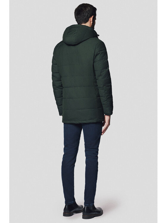 Lancerto Lancerto Kurtka zimowa Larvik KU097224000003 Zielony Regular Fit