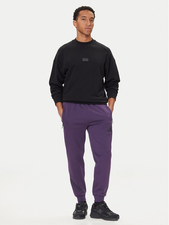 adidas adidas Spodnji del trenirke Z.N.E. JW4726 Vijolična Loose Fit