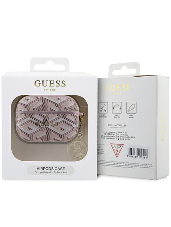 Guess Guess Etui na słuchawki AirPods Pro Różowy