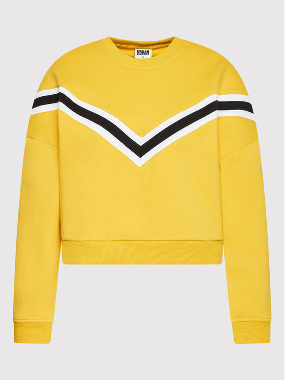 Urban Classics Urban Classics Sweatshirt Inset TB2341 Gelb Regular Fit