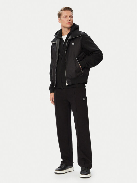 HUGO HUGO Жилетка за костюм Bicko2641 50567296 Черен Regular Fit