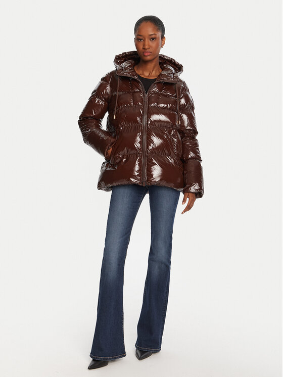 PINKO PINKO Zimní bunda Eleodoro 101597 A2P7 Hnědá Regular Fit