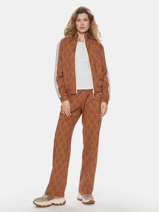 REPLAY Replay Bluza W3403.000.74934 Brązowy Regular Fit