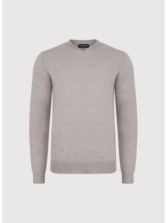 Pako Lorente Pako Lorente Sweter P25WP-2X-018 Beżowy Classic Fit